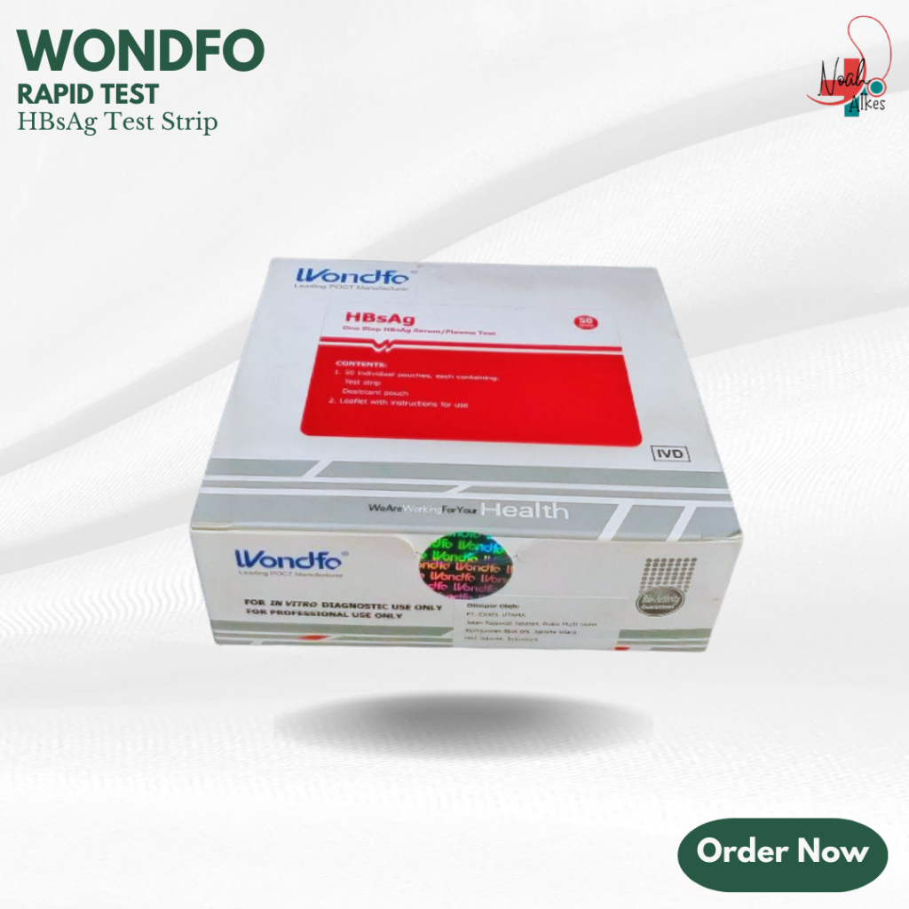 HBsAg STRIP TEST (50 TEST) | RAPID TEST WONDFO
