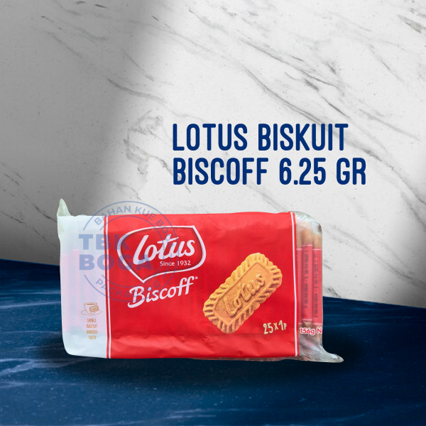 

Lotus Biscoff Biskuit ( 25 pcs / 6.25 gr ) Biscuit Biscof Karamel Caramel