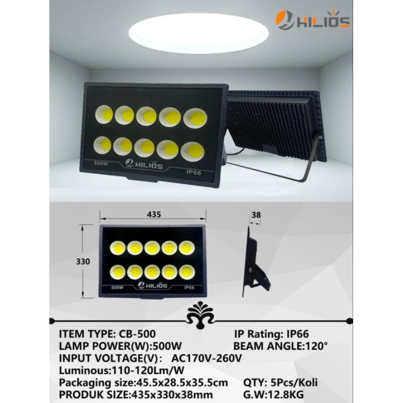 LAMPU SOROT LED / LAMPU TEMBAK 500 WATT