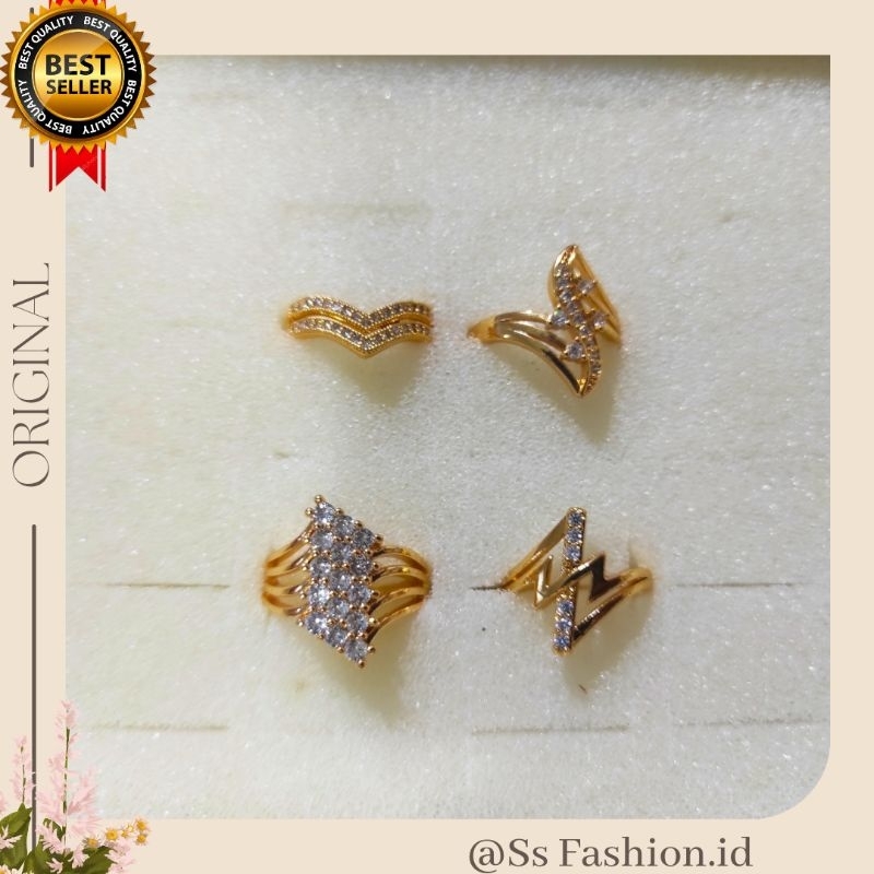 Obral Cincin Wanita 24k Anti Karat Anti luntur