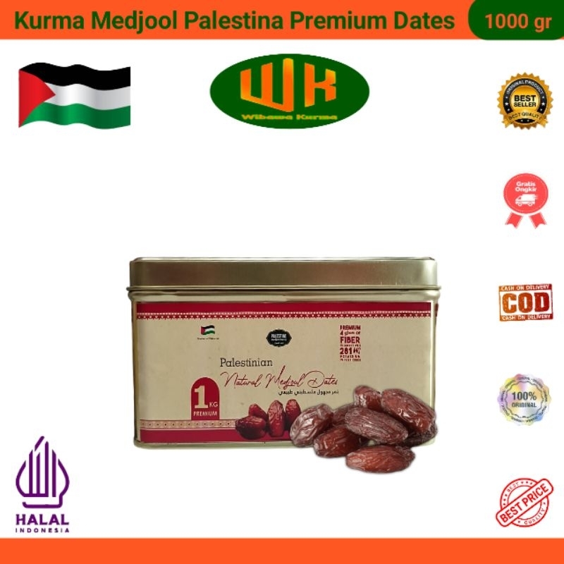 

Kurma Medjool Super Premium 1kg Kaleng