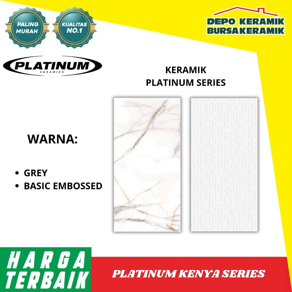 KERAMIK TIMBUL GLOSSY MOTIF KENYA UKURAN 30X60