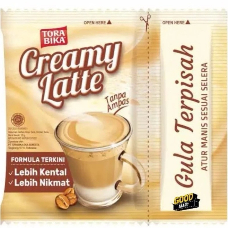 

Torabika Creamy Latte Renceng 10 Sachet @ 25 gr