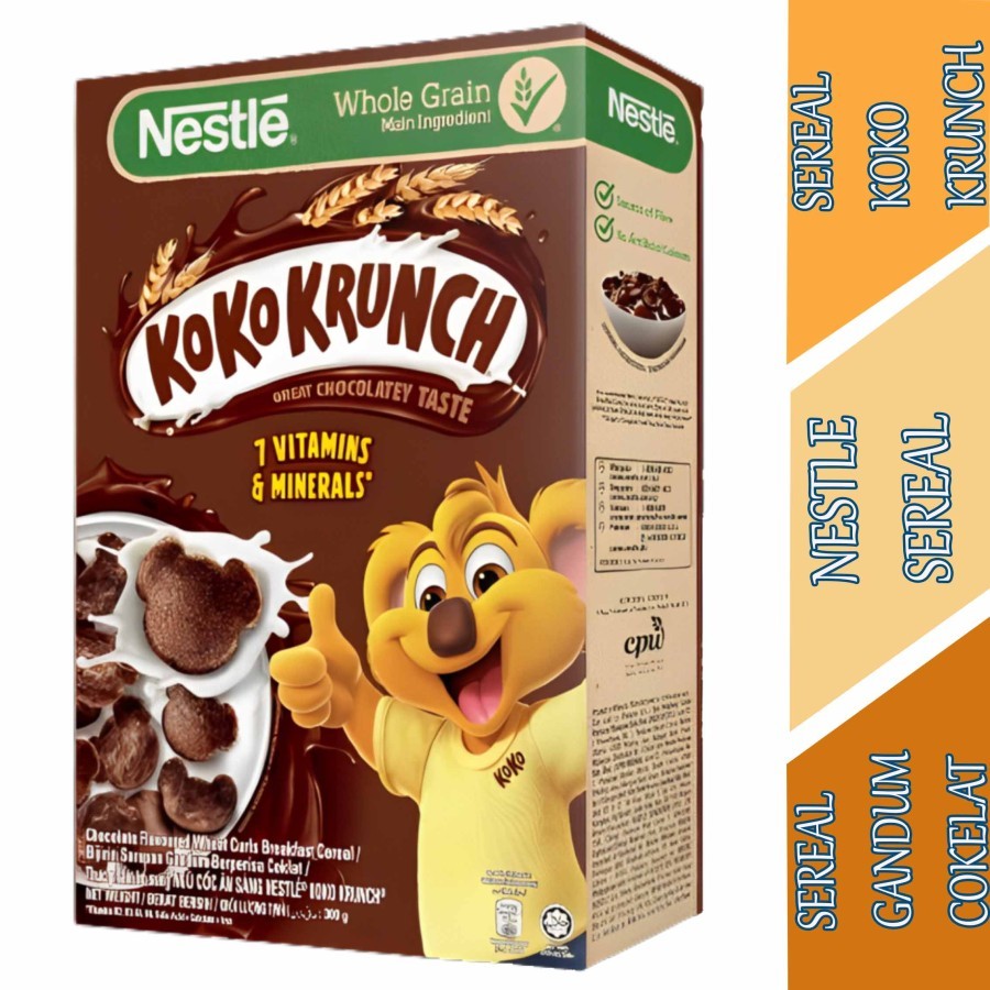 

Sereal Gandum Rasa Cokelat - Nestle - Sereal Koko Krunch - 300gr