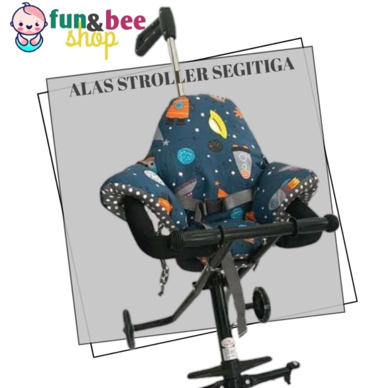 Alas Stroller Segitiga/Mini Trike Pad/Alas Stroller Mini Trike