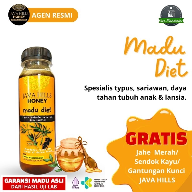 

JAVA HILLS HONEY MADU DIET LANGSING HERBAL DETOX ALAMI SLIM Obat Penurun Berat Badan JAVAHILLS MUMTAZ 320 gram