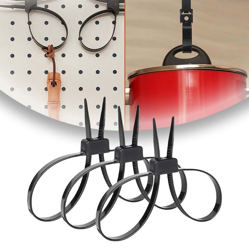 3pcs Borgol Plastik Polisi Original/Borgol Plastik/Tali Kabel Pengikat Pengikat Kabel Besar