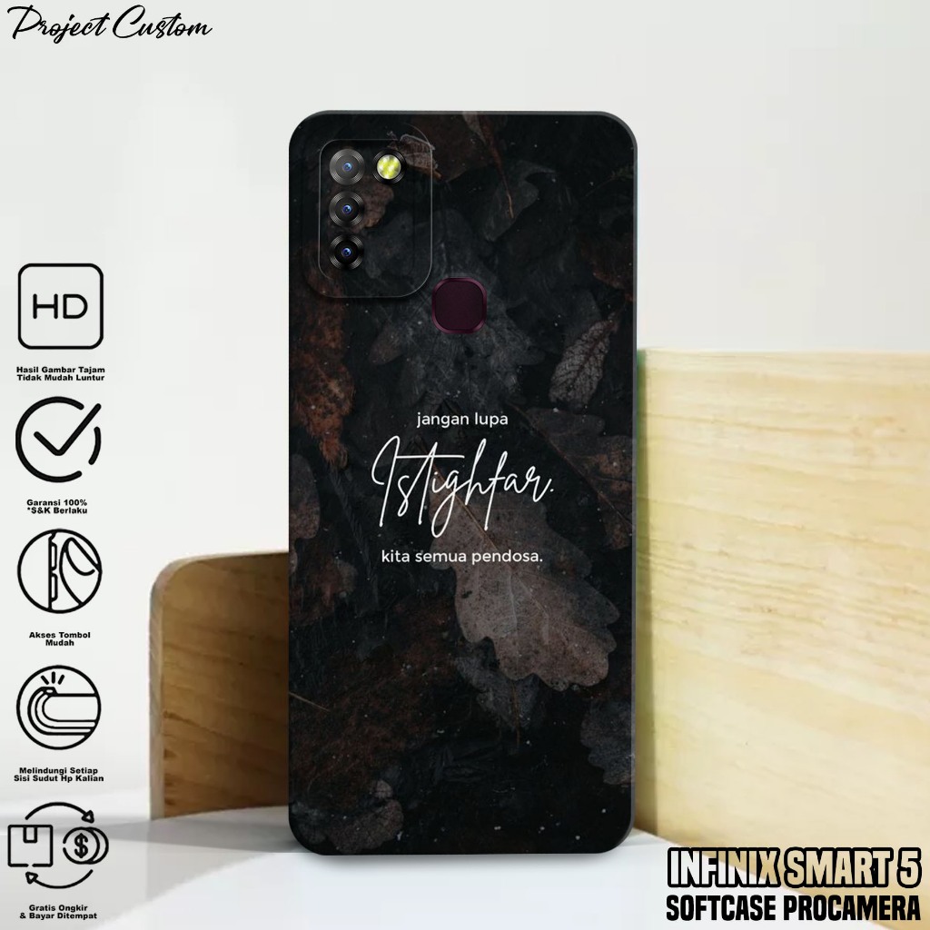 Case Infinix Smart 5 - Casing Infinix Smart 5 Terbaru [ QUOTES ] Silikon Hp Infinix Smart 5 - Softca