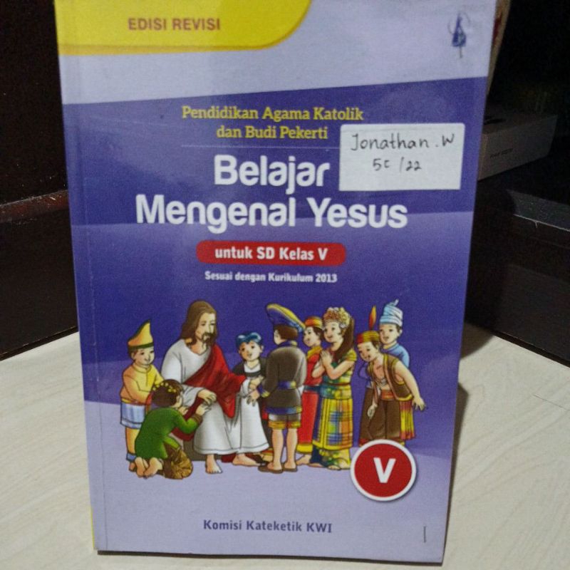 

di jual buku agama katolik kelas 5 sd bekas pakai