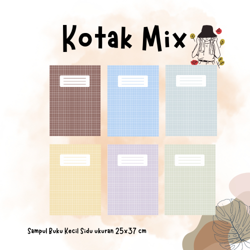 

Sampul Buku Aesthetic Kotak Korean Style | Sampul Buku Pastel Aesthetic | Sampul Buku Motif