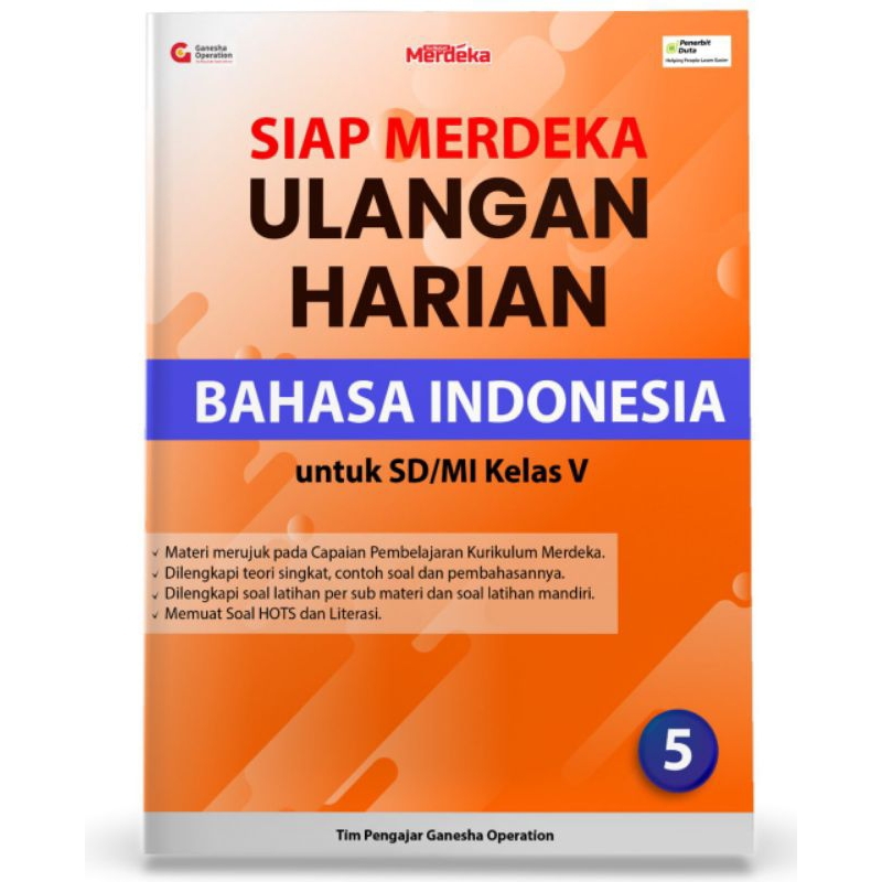 

SIAP MERDEKA ULANGAN HARIAN: Bahasa Indonesia SD/MI Kelas V