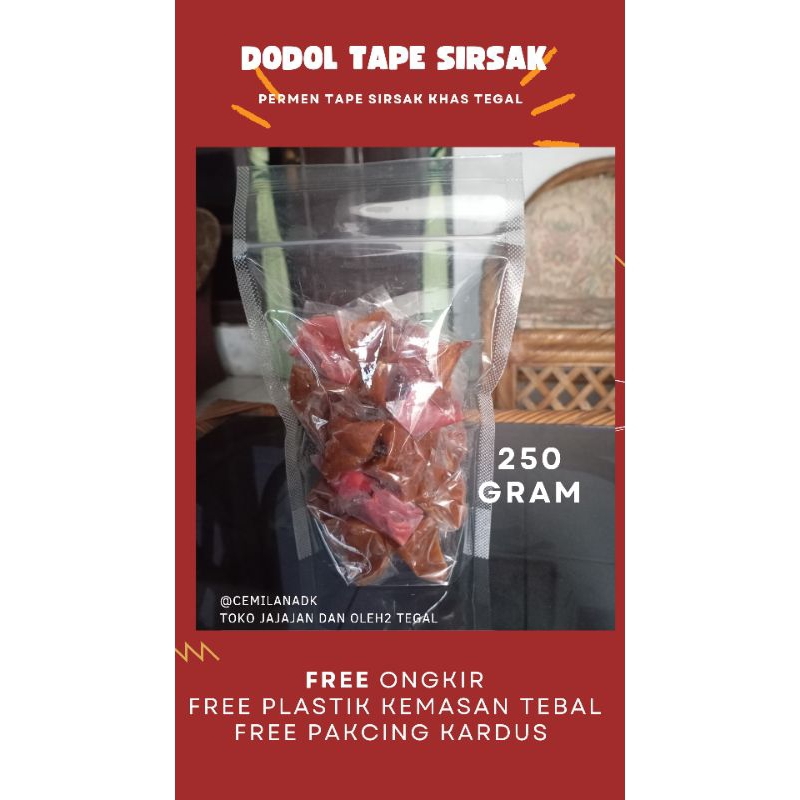 

jenang/dodol tape 250g/jenang tape KHAS TEGAL