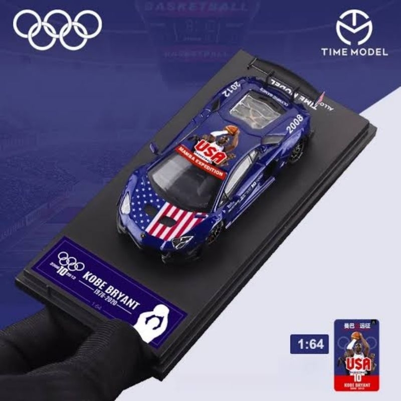 Time Model 1:64 Lamborghini Aventador Kobe Bryant Olympics series