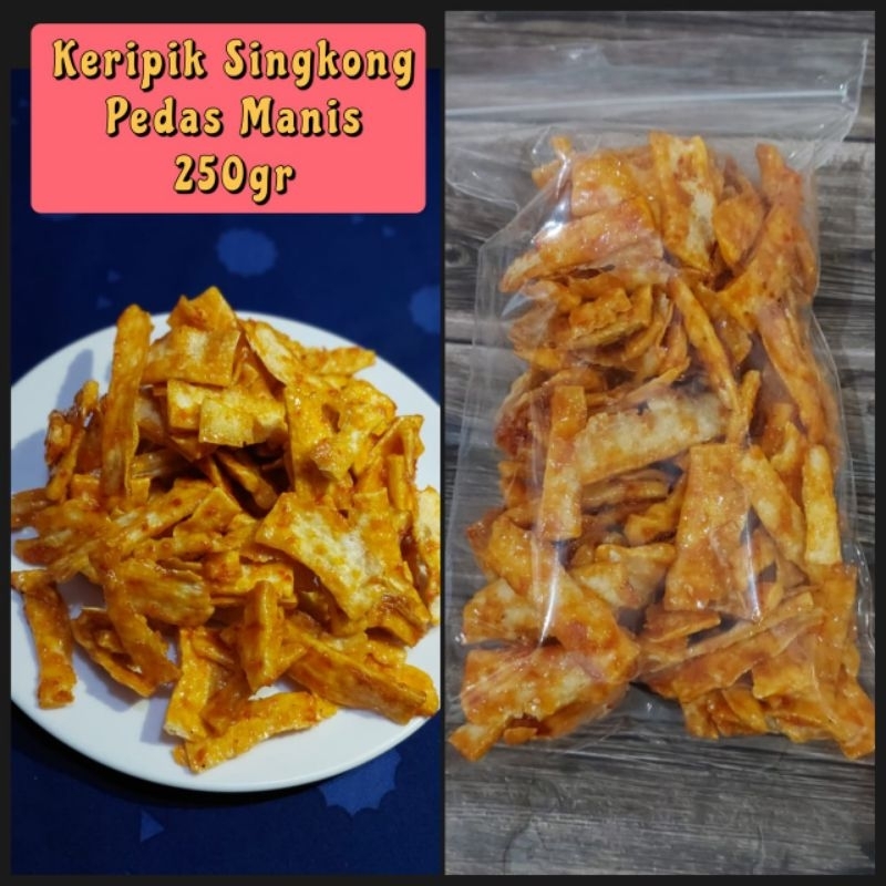 

keripik singkong pedas manis 250 gram