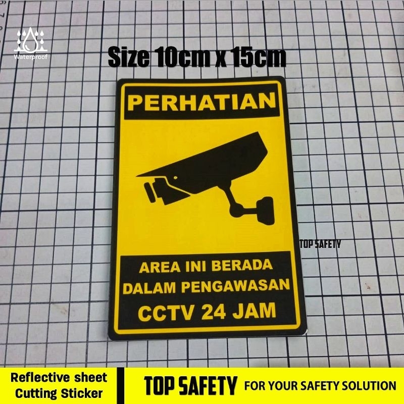 

Stiker Vinyl CCTV 24 Jam – Area Dalam Pengawasan, Cocok untuk Kantor & Rumah |Best Seller|Terlaris