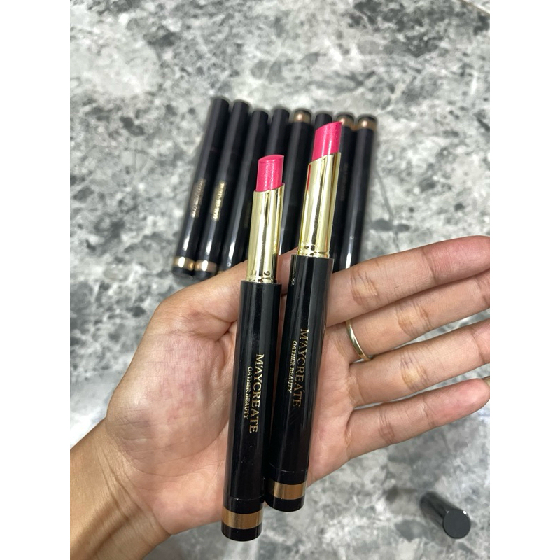 LIPSIK MYCREAT LIPSTIK MURAH WARNA PINK LIP CREAM