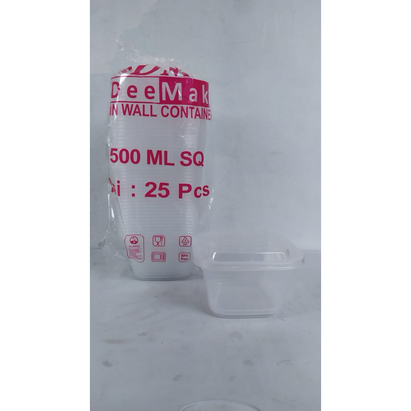 Thinwall DM 500ML Sq/ kotak