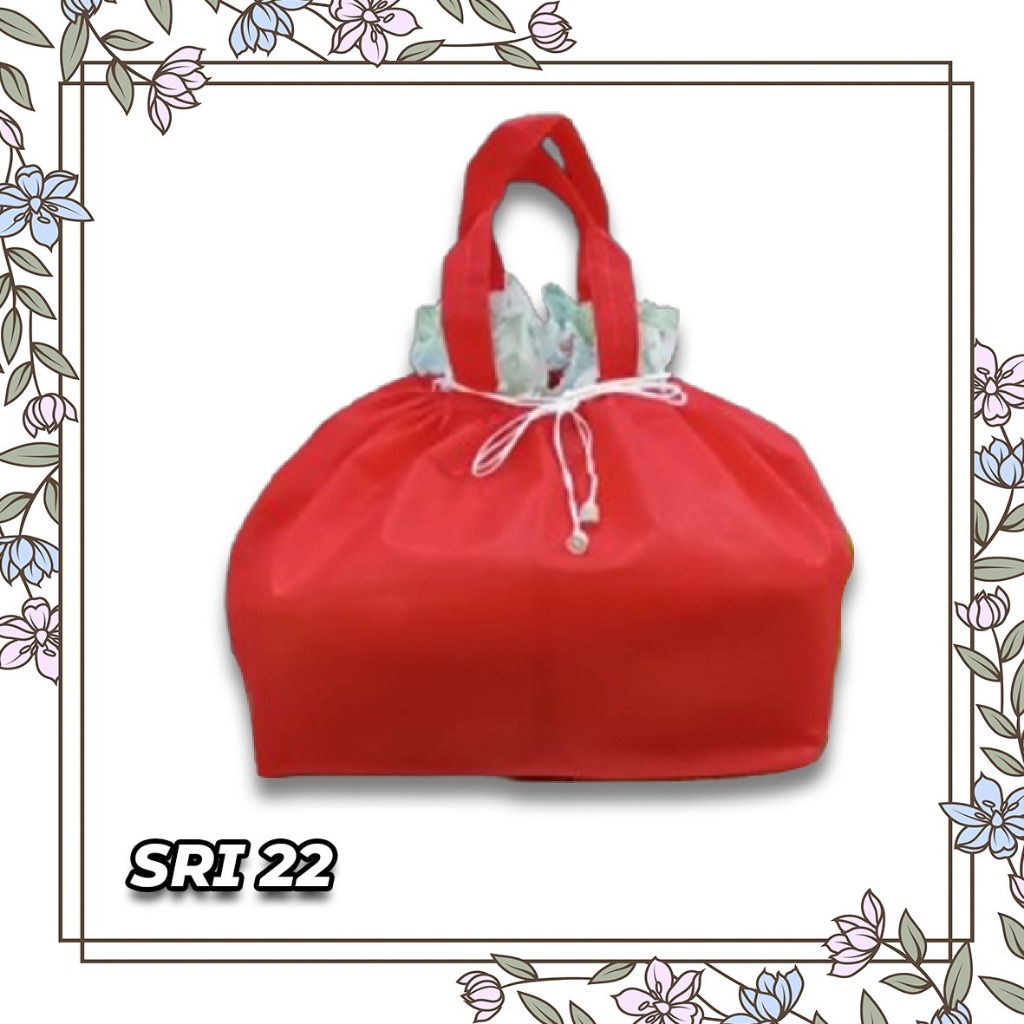 

(12pcs) Tas Spunbond Serut Hajatan Tas Kotak Nasi/ Box 22x22 (40 GSM)