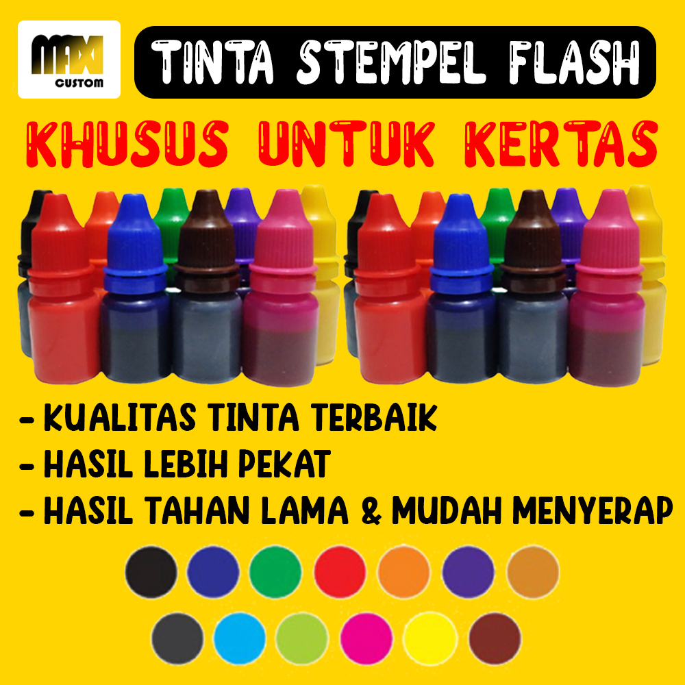 

TINTA STEMPEL 5ML / TINTA 10ML / TINTA 5ML (MURAH) (WARNA BANYAK PILIHAN)
