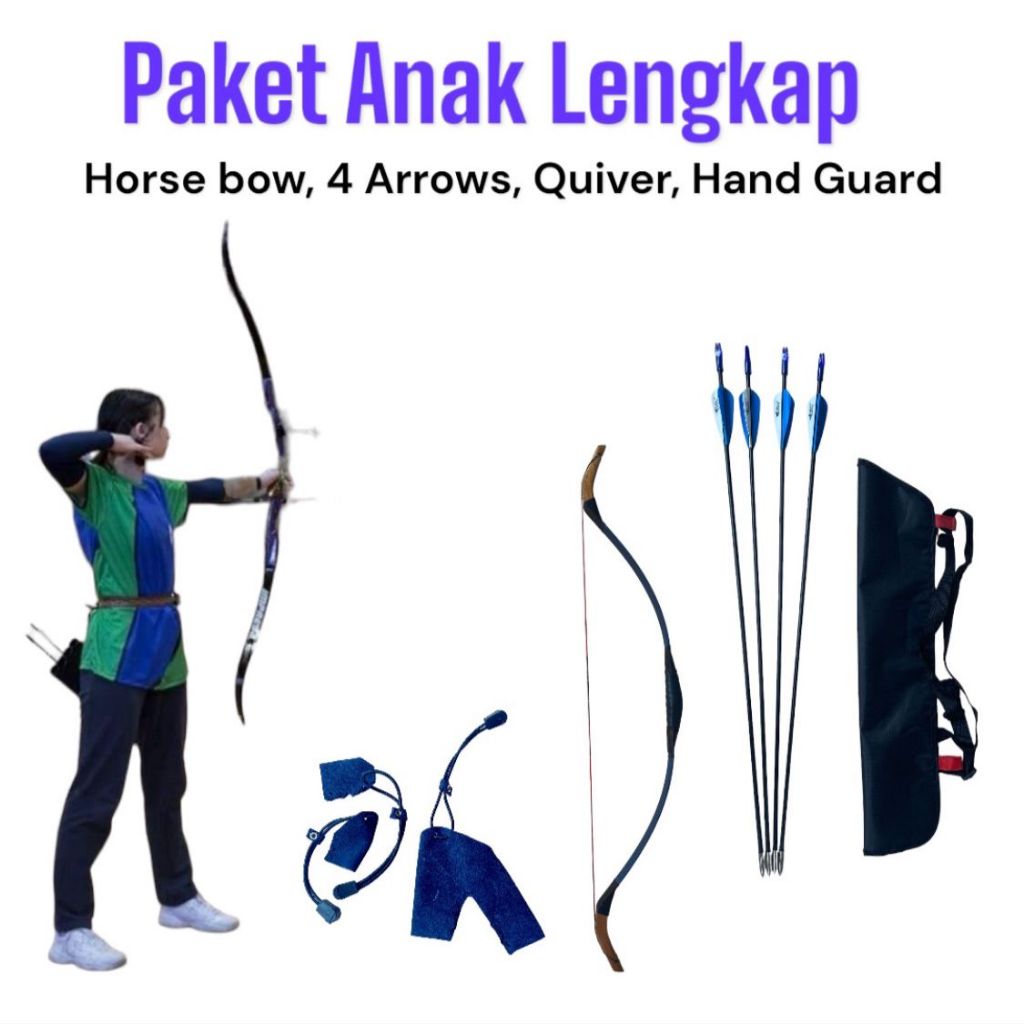 PAKET PANAHAN LENGKAP PEMULA UNTUK ANAK TK DAN SD / PAKET LENGKAP PANAHAN ANAK / PAKET LENGKAP ANAK 