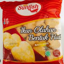 

Sunfish Olahan Ikan Bentuk Hati 500gr