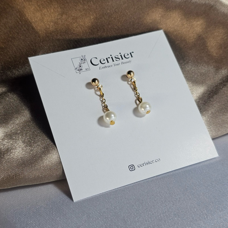 LAUNCHING PROMO  Cerisier Pearl Series - Jinju Earrings | Anting Tusuk Wanita Anting Mutiara