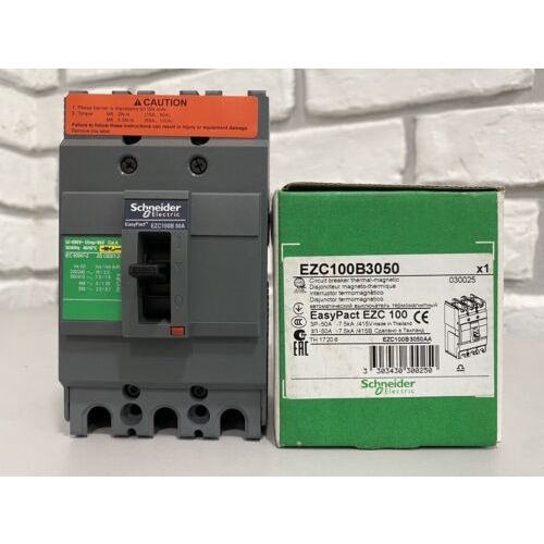 MCCB 3P 50A 7.5kA Schneider