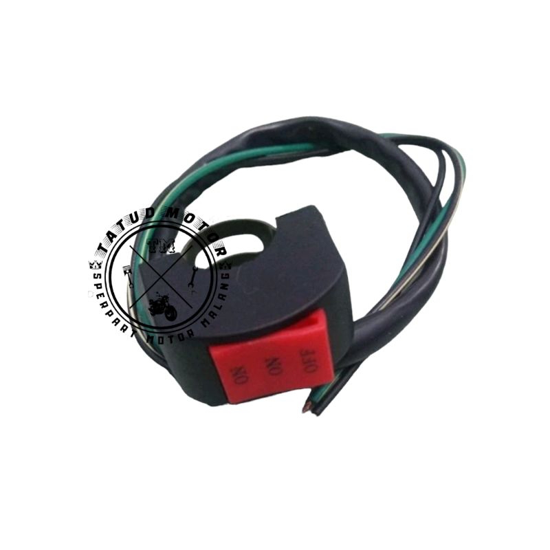 Tombol Saklar Stang On Off 3 Fungsi / Tombol Setang On Off 3 Fungsi Motor