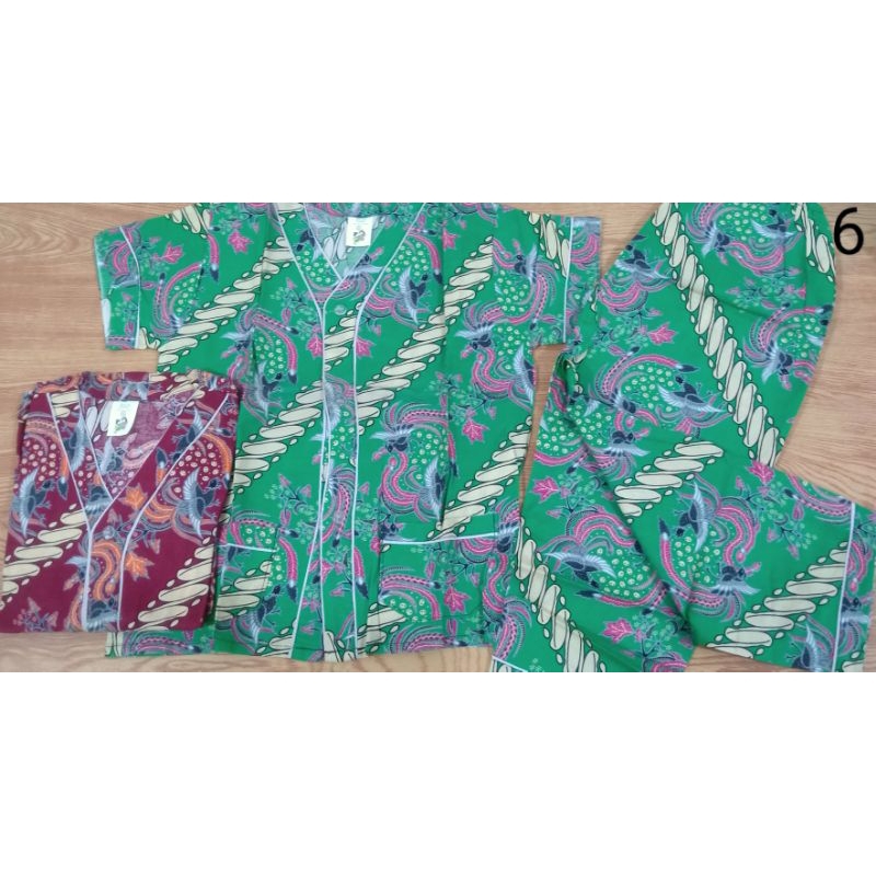 SALE Baju setelan batik bagan asli piyama anak laki laki atau perempuan No.6