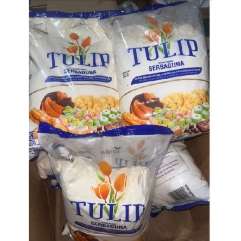 

Tepung Terigu TULIP serbaguna untuk beragam kue , gorengan dan aneka jajanan pasar