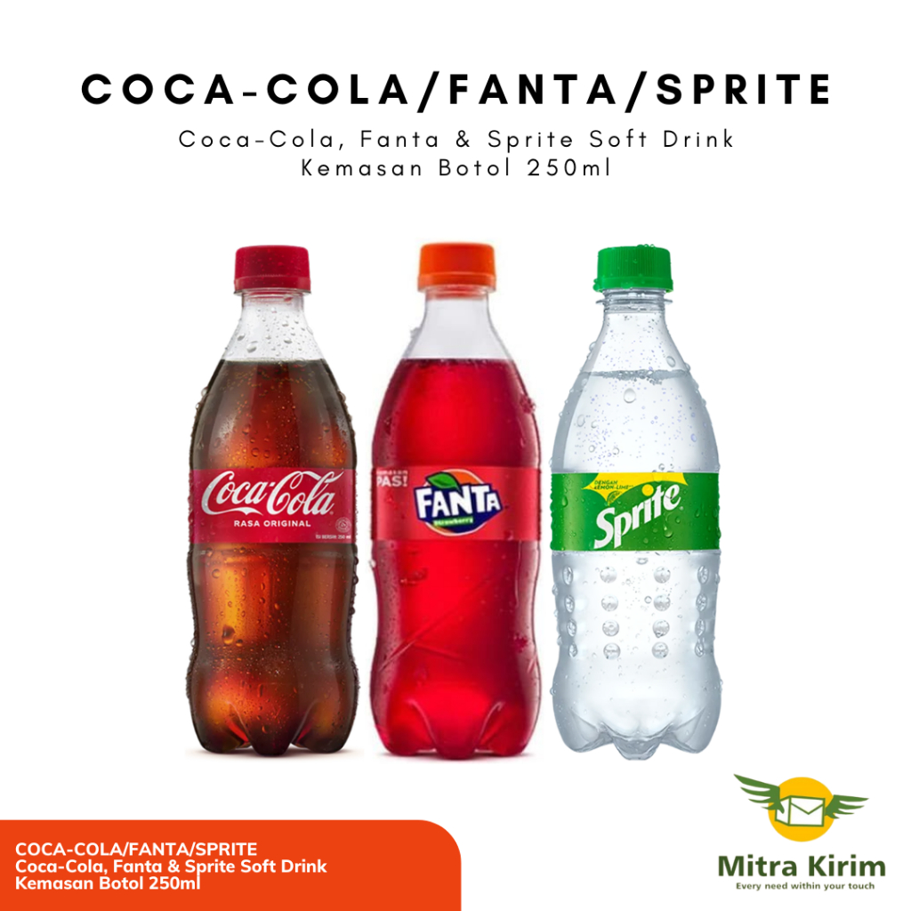 

Coca-Cola/Fanta/Sprite Soft Drink 250ml - Per Pcs