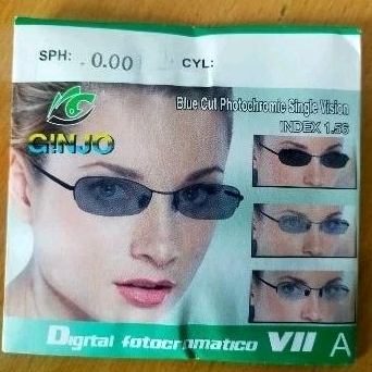 Lensa bluecromic index 1.56