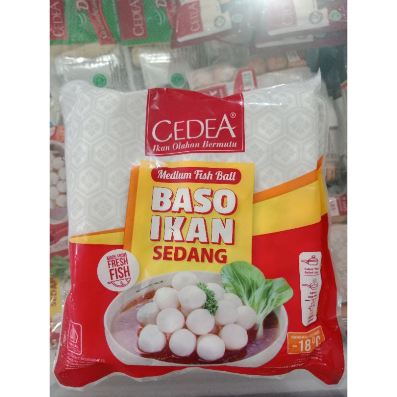 

Bakso ikan sedang cedea