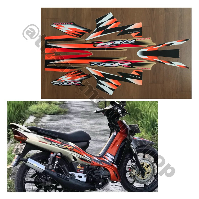 Striping stiker sticker lis list yamaha fiz r Fiz R fizr f1z r f1zr Millennium milenium Th.2000 warn