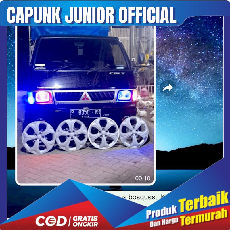 PROMO Wildop / Wheel Cover / Tutup Velg Hyundai Ring 17 R17 Lentur COD NEW