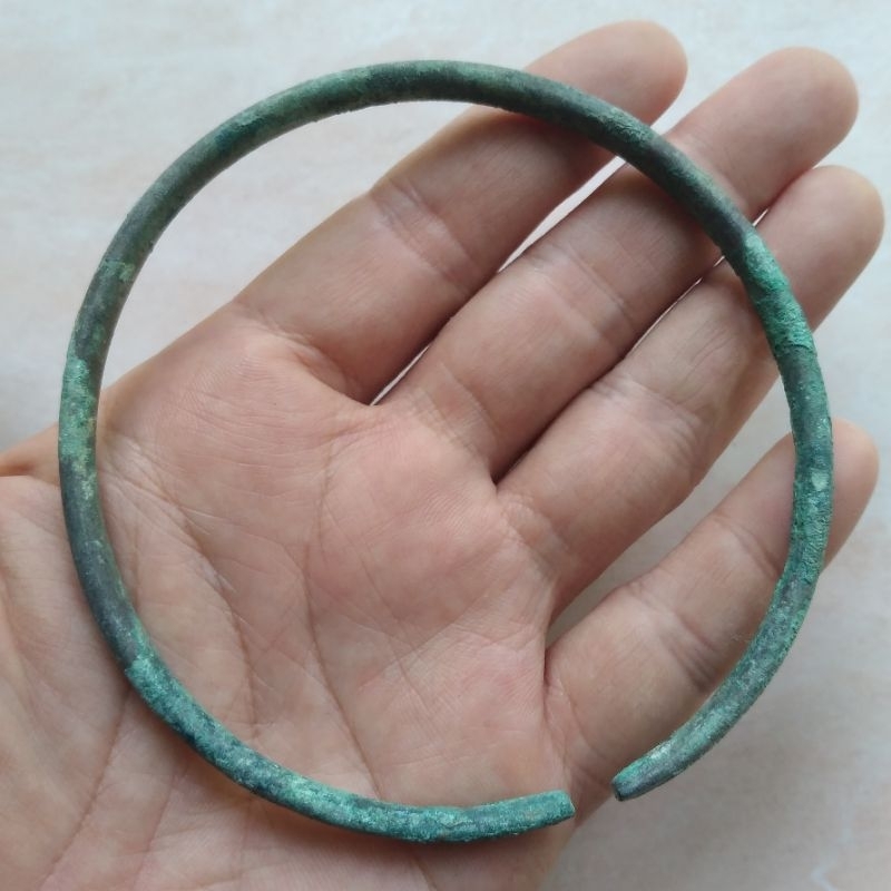 Gelang Perunggu Kuno Diameter Besar Temuan Darat Jatim - YN1691