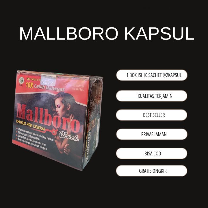 

❤️Herbal Kapsul Mallboro Asli Harga untuk 1 kotak isi 10 bungkus Garansi produk Original