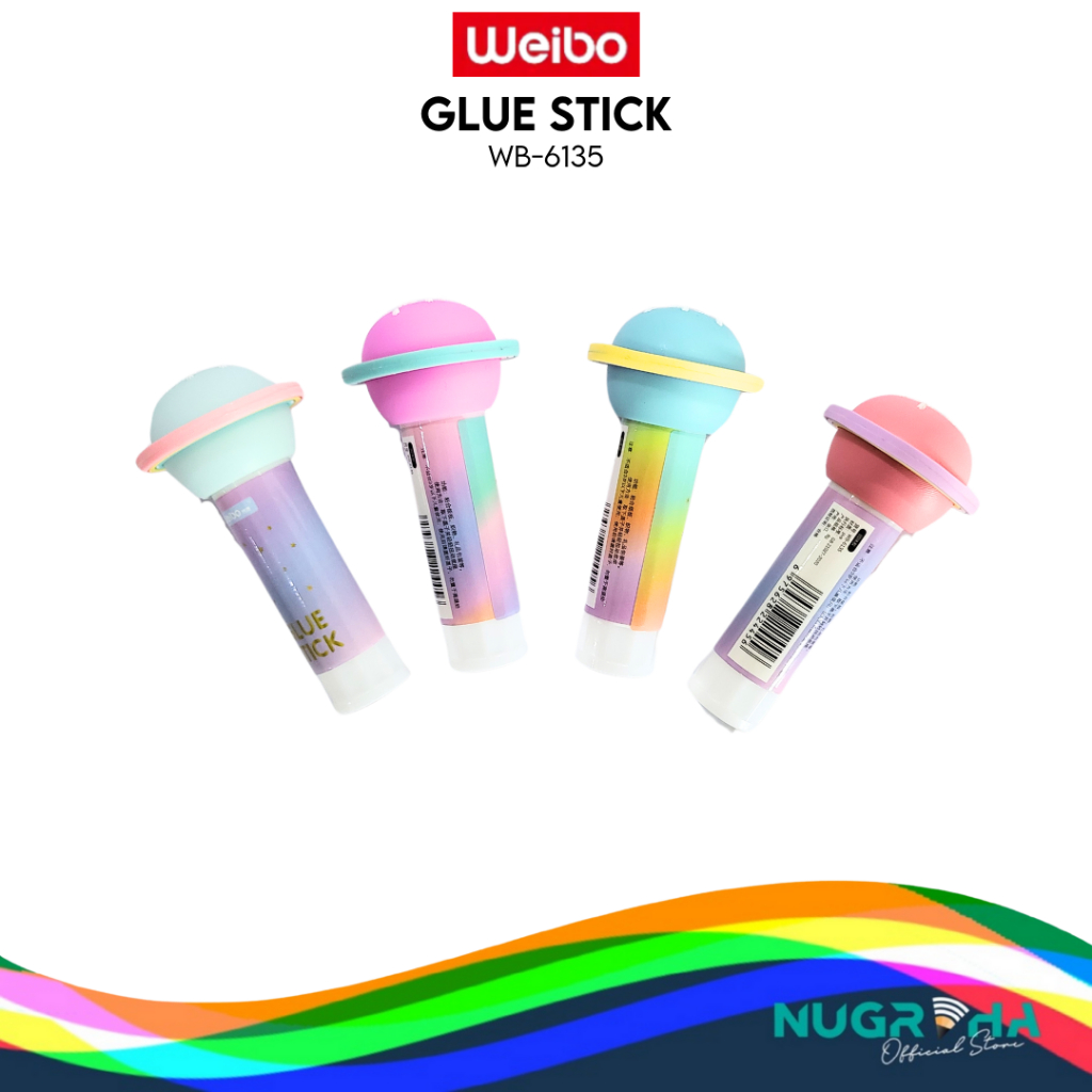 

WEIBO 6135 LEM STIK GLUE STICK 8GR KERING LEM KERTAS MAGIC STAR