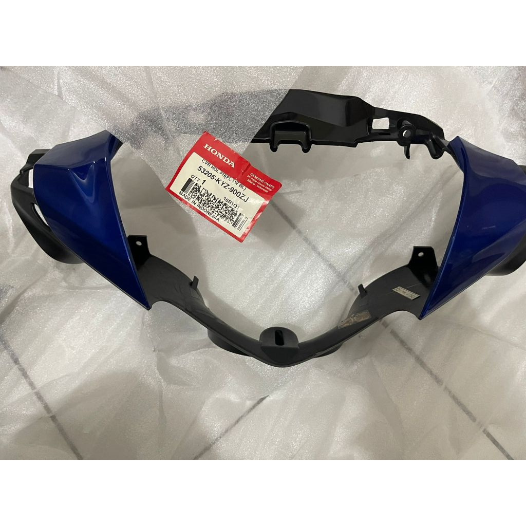 Cover Batok Depan Biru Honda Supra X 125 Helm-In FI | 53205KYZ900ZJ 100% ORI AHM