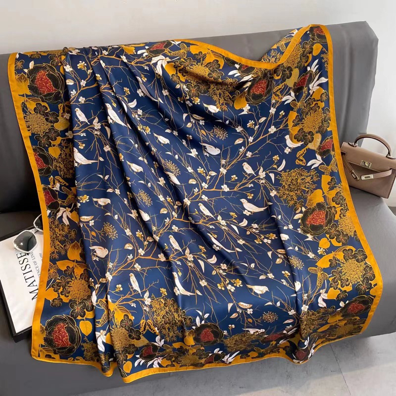 (eta16) HIJAB SILK SUTRA MOTIF 110x110 motif remi