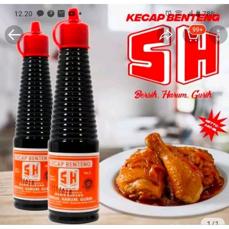 

Kecap Manis SH botol 300ml