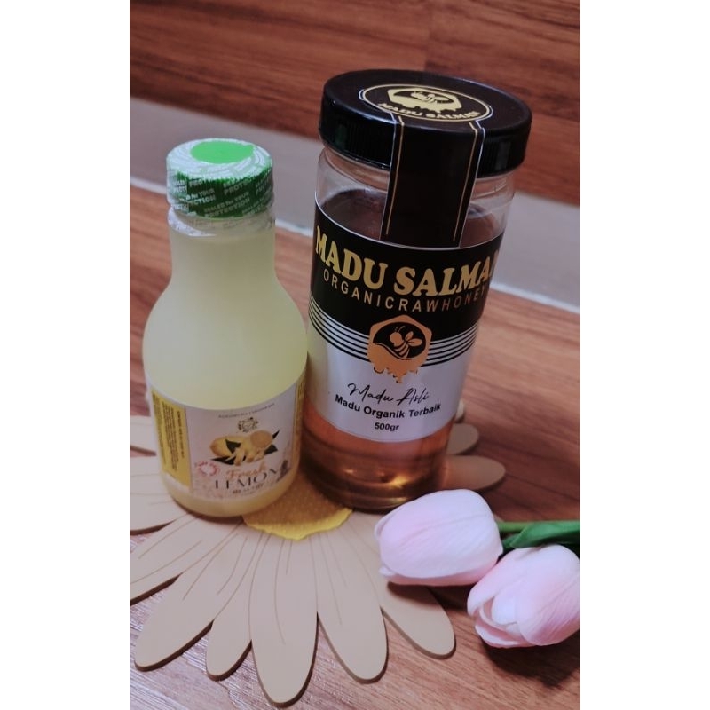 

Madu murni 500g + Sari Lemon Fresh 250ml