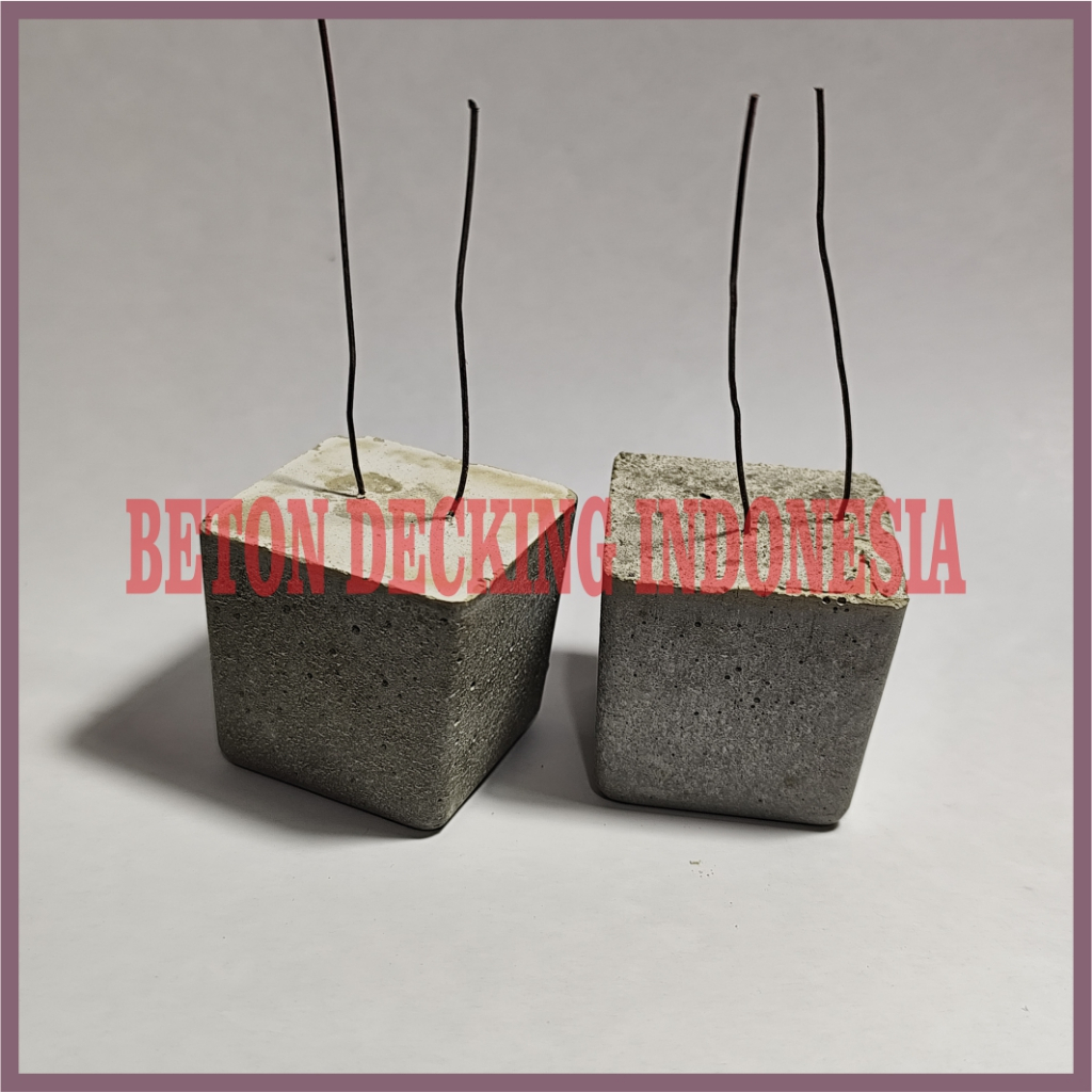 ECERAN Beton Decking siap pakai 40mm 4cm KAWAT - Tahu beton