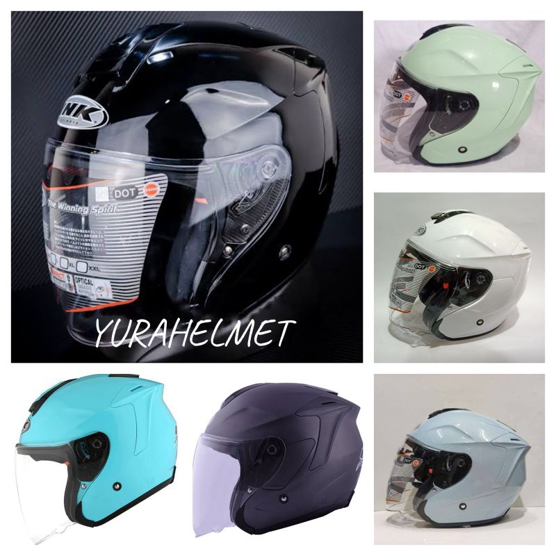 HELM INK DYNAMIC SOLID ORIGINAL/ HELM HALFFACE INK DYNAMIC SIGLE VISOR/helm ink dynamic helm pria/wa