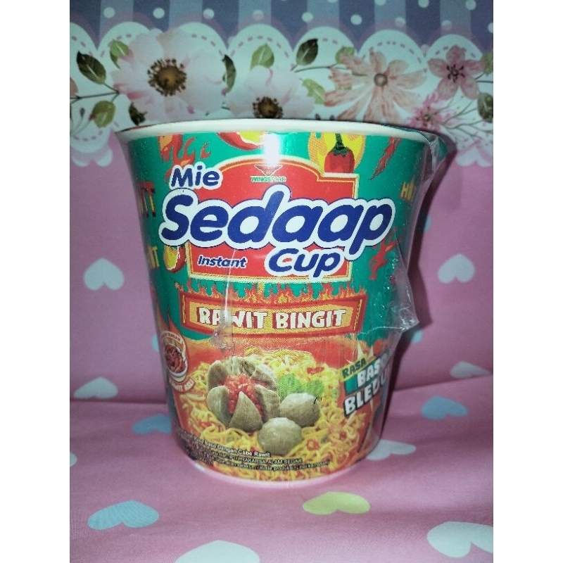 

MIE SEDAAP CUP 77g/Pop mie/Mie Seduh/Mie Instan