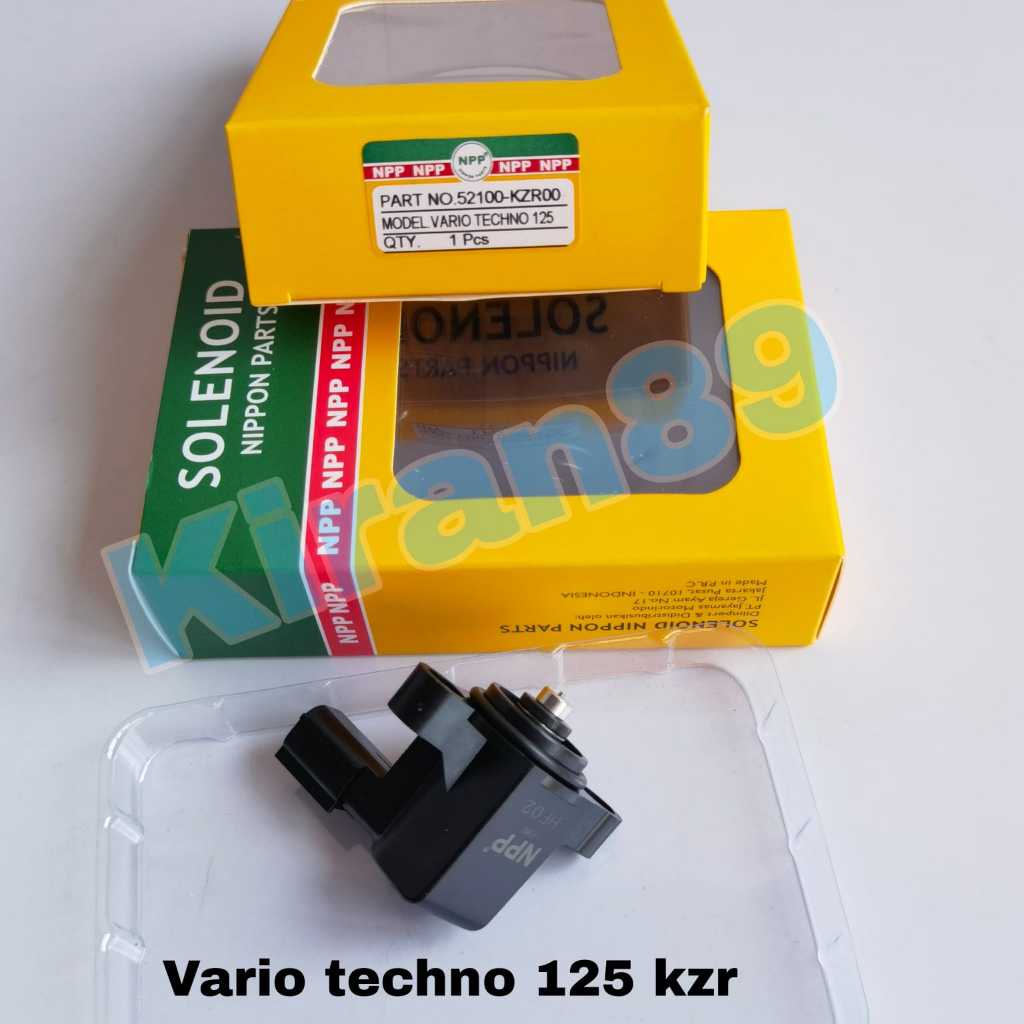 Sensor Solenoid Selenoid Langsam Cuk IACV Vario Techno 125 Fi Vario 125 led KZR ORI NPP