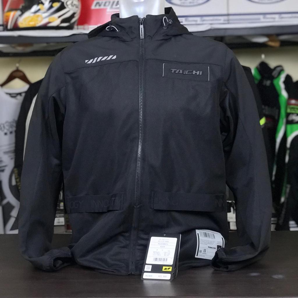 RS Taichi Jacket RSJ-334 Air Flip Parka Black Jaket touring taichi Protector