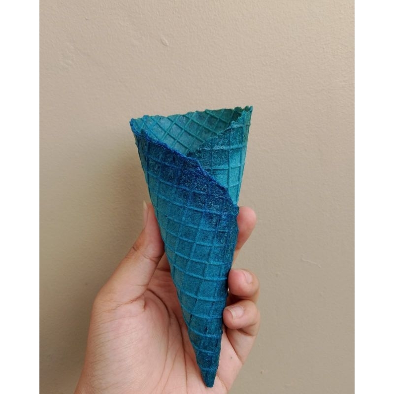 

Waffle Classic Blue Ocean, Waffle Cone Ice Cream Isi 1pck/10pcs