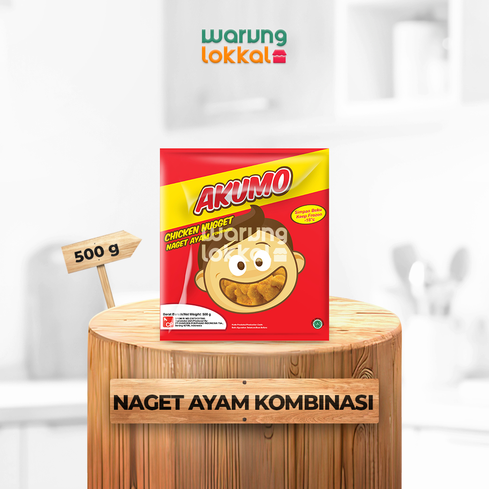 

Akumo Naget Ayam Kombinasi 500g - Warung Lokkal