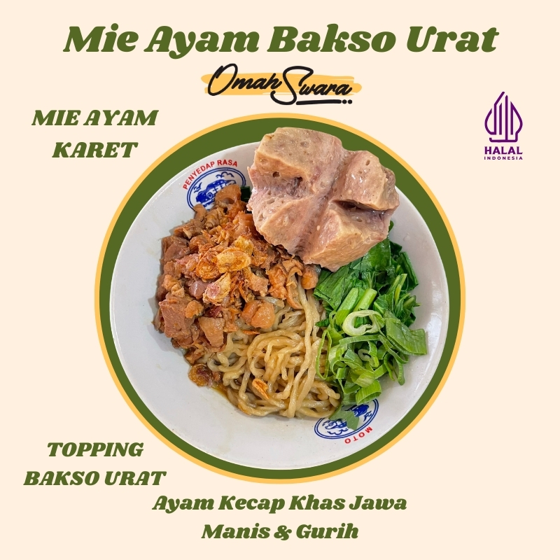 

OMAH SWARA - MIE AYAM BAKSO URAT FROZEN HALAL LEZAT